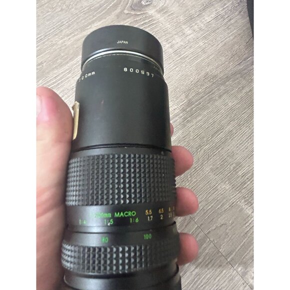 Vivitar Camera Lens 200mm 1 3.8 Zoom Lens 55mm Made in Japan - Picture 5 of 11